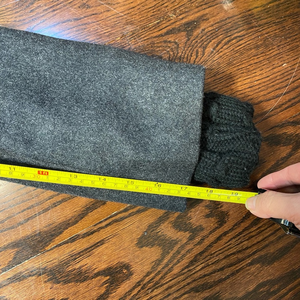 Women's RW & CO Gray Wool Coat Size M - Picture 13 of 15